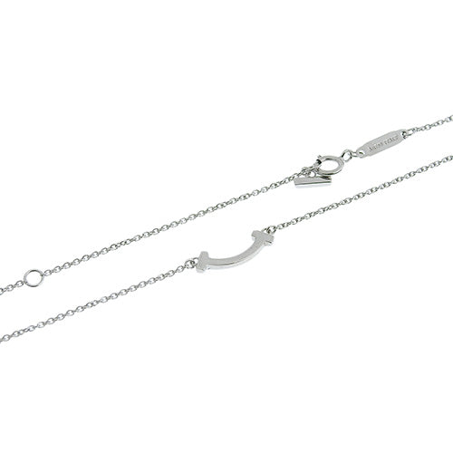Smile Pendant, Mini, White Gold (K18WG), Accessory, Jewelry