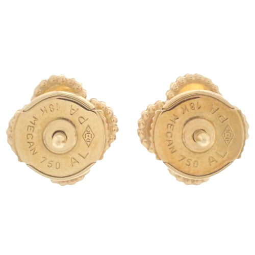 スウィート アルハンブラ ピアス オニキス イエローゴールド K18YG アクセサリー ジュエリー 四つ葉 クローバー