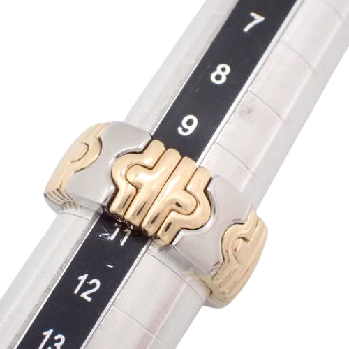 Parentesi Ring, 18K Yellow Gold, Stainless Steel, SS, Accessory, Jewelry, Size 10 (50)