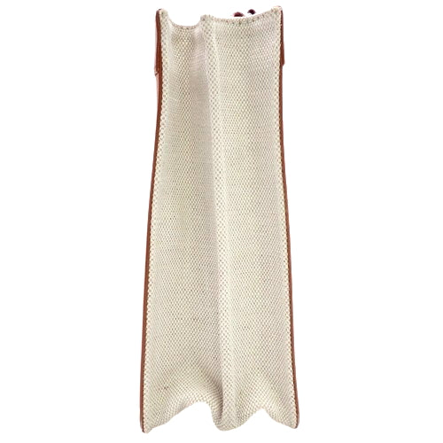 Navy pochette, canvas and leather, brown and off-white, 339937, crossbody, shoulder bag, clutch.