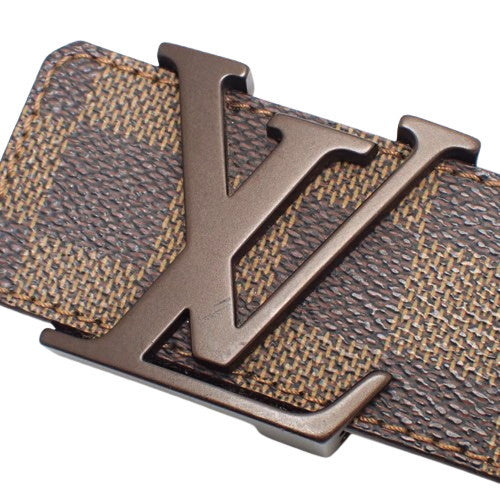 ダミエ・エベヌ サンチュール・LV イニシャル・40MM アパレル ファッション小物 85/34 ダミエキャンバス M9807