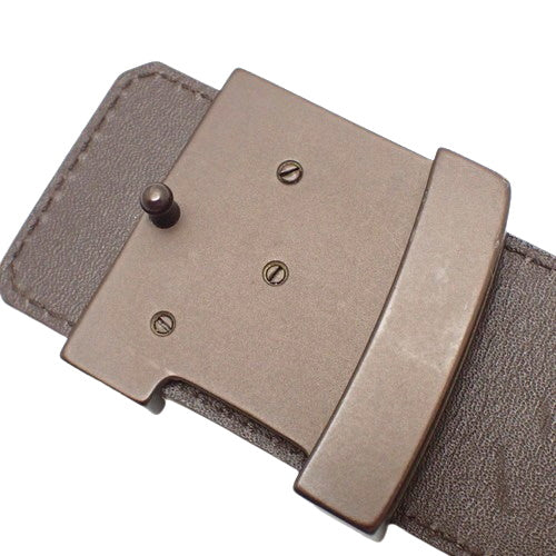ダミエ・エベヌ サンチュール・LV イニシャル・40MM アパレル ファッション小物 85/34 ダミエキャンバス M9807