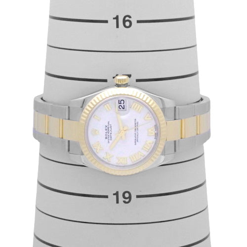 【保証書付】178273 デイトジャスト 31mm SS/YG ランダム番 自動巻き オイスターブレス 2018年9月購入 ホワイト ゴールド