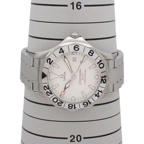 【保証書付】シーマスターGMT 2538.20 SS 自動巻き 41mm ホワイト シルバー