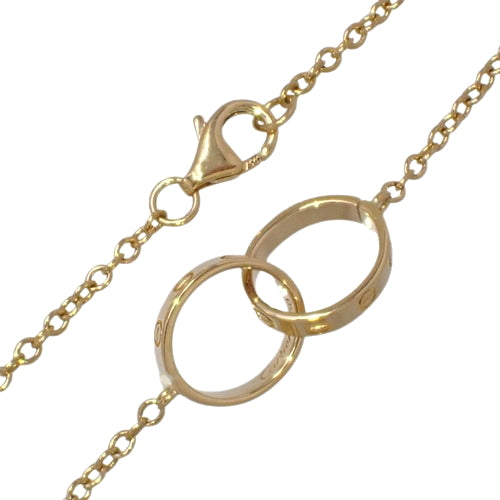 Love ブレスレット イエローゴールド K18YG アクセサリー ジュエリー ベビーラブ チェーン