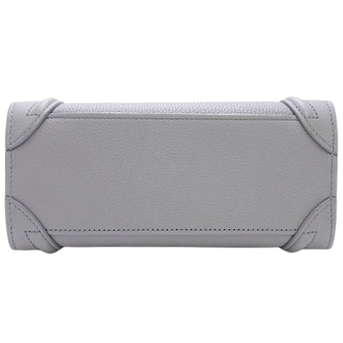 Luggage Nano Shopper, Baby Drummed Calfskin, Call, 189243AQL.10KL (currently available as of January 2024), 2-way shoulder bag, can be carried on the shoulder or crossbody.