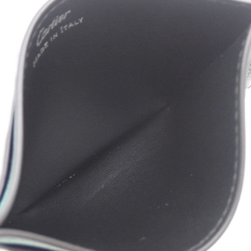 Must de Cartier Simple Card Holder, Calfskin, Aventurine, L3002021 (currently in production as of January 2024), Business Card Holder, Pass Case, Accessory
