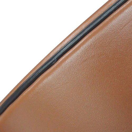 Oval Bag, Cuir Triomphe, Calfskin, Textile, Natural/Tan, 198602EFL.02NT (Current as of January 2024), Shoulder Bag, Pochette, Mini Bag