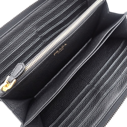 ラウンドファスナー長財布 レザー NERO ネロ 1ML506 ロングウォレット ラウンドジップ 小物