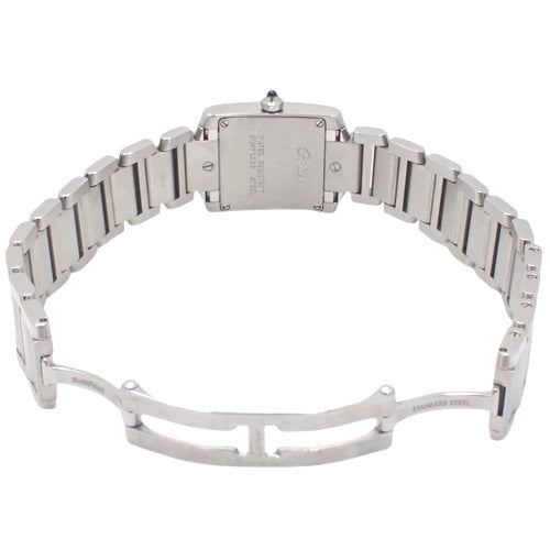 Tank Française SM W51008Q3 Stainless Steel Quartz White Silver