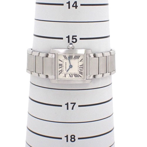 Tank Française SM W51008Q3 Stainless Steel Quartz White Silver