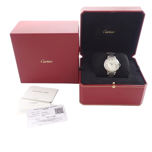 Ballon Bleu de Cartier Watch WSBB0048 (current as of February 2024), Automatic, 36mm, Silver, Purchased in March 2022, with 2022 Warranty