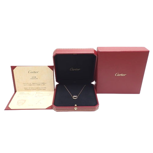 Trinity Heart Necklace, K18 Yellow Gold (YG), K18 Pink Gold (PG), K18 White Gold (WG)