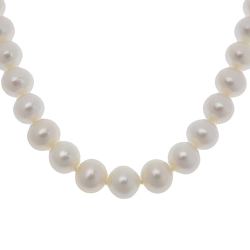Pearl Wrap Necklace, Pearl, Silver 925, Long Pearl