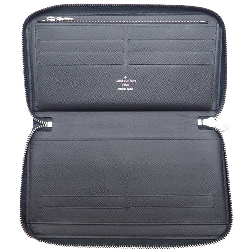 Damier Graphite Zippy Organizer NM Round Zipper Damier Graphite Canvas N40204