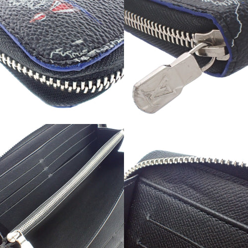 Damier Graphite Zippy Organizer NM Round Zipper Damier Graphite Canvas N40204
