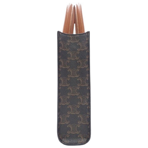 Mini Vertical Cabat 2-Way Shoulder Bag, Calfskin, Triomphe Canvas, Tan, 194372BZK.04LU (Currently available as of February 2024)