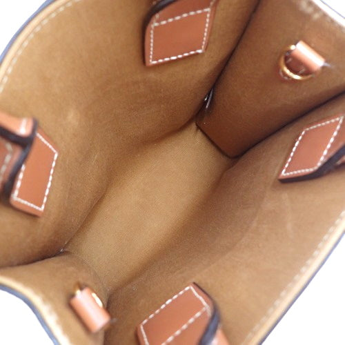 Mini Vertical Cabat 2-Way Shoulder Bag, Calfskin, Triomphe Canvas, Tan, 194372BZK.04LU (Currently available as of February 2024)