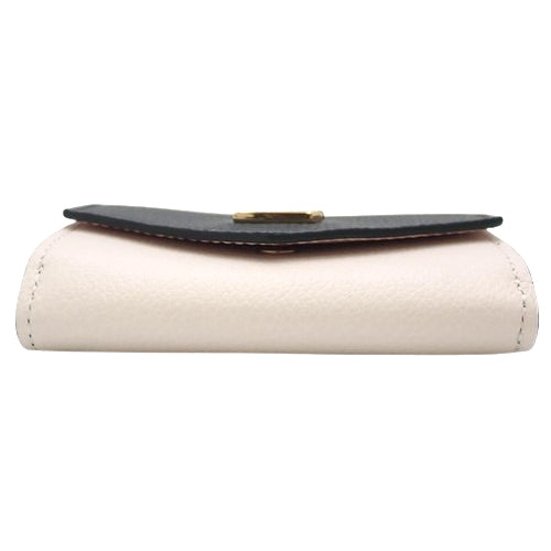 Portefeuille Lock Mini Tri-fold Wallet in Grained Calfskin Leather, Model M80984 (Current as of March 2024)