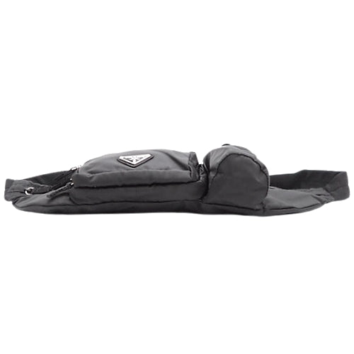 Body bag, waist pouch, crossbody, nylon, NERO (black), VA0056