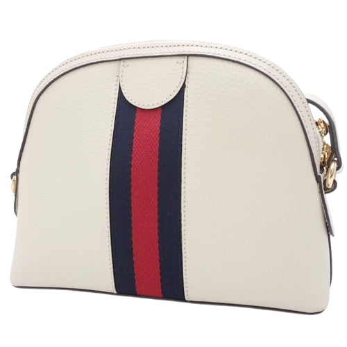 Ophidia GG Small Shoulder Bag, Shell Line Leather, 719881