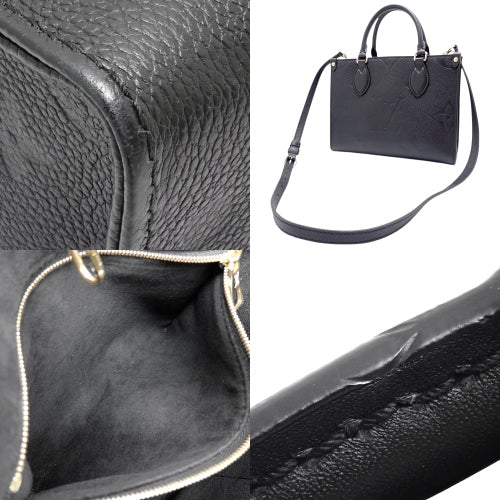 Monogram Empreinte On The Go PM 2-Way Shoulder Tote, Monogram Empreinte, Noir, M45653 (currently available as of February 2024)