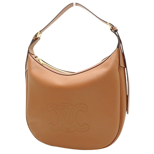 Eroïse cuir Triomphe bag, calfskin, tan, 114713FLH.04LU (currently available as of February 2024)