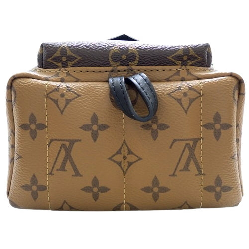 Monogram Reverse Palm Springs Backpack MINI, Monogram Reverse Canvas, Brown, M44872, Backpack, Daypack, Shoulder Bag