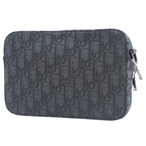 Safari Maxi Messenger Bag, Canvas & Leather, Black, 1ESPO297YKY_H03E (currently available as of February 2024), Shoulder Bag, Crossbody Bag, Oblique Jacquard