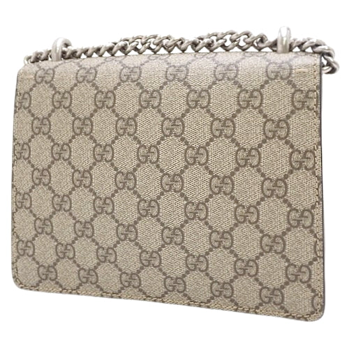 GG Supreme Dionysus Mini Bag, GG Supreme canvas, Ebony, 421970 KHNRN 8642 (currently available as of March 2024), 2-way, shoulder bag, crossbody, chain shoulder bag.