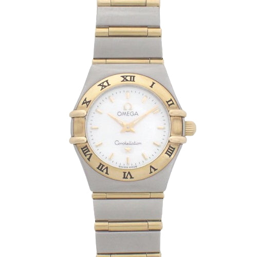 コンステレーション ミニ 1262.70 YG/SS クオーツ ホワイト シルバー