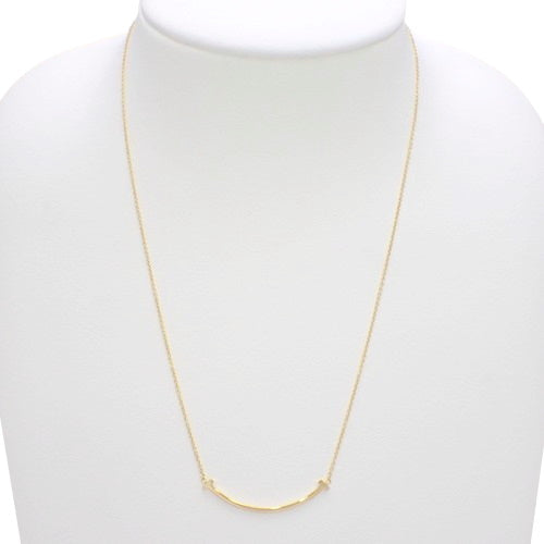 Smile Pendant, Small, Yellow Gold (K18YG), Necklace, Jewelry, T Smile