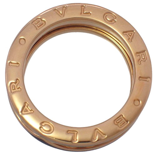 B-zero1 B.zero1 Rock 1-Band Ring 358242, 18K Pink Gold with PG and Black Ceramic, Size 13 (53), with 2021 Warranty.