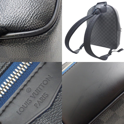 Damier Graphite Neon Josh Backpack, perfect for everyday use, shoulder bag, Damier Graphite canvas, N42413