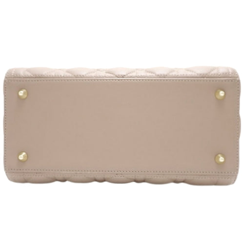 カナージュ レディディオール Lady Dior バッグ ミディアム 2WAY ショルダー 肩掛け ラムスキン
