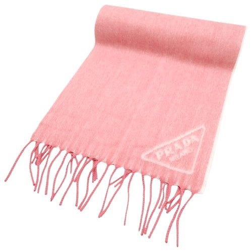 Double Cashmere Scarf, Apparel, Fashion Accessory, Triangle Logo, Cashmere, 1FS009