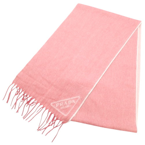 Double Cashmere Scarf, Apparel, Fashion Accessory, Triangle Logo, Cashmere, 1FS009