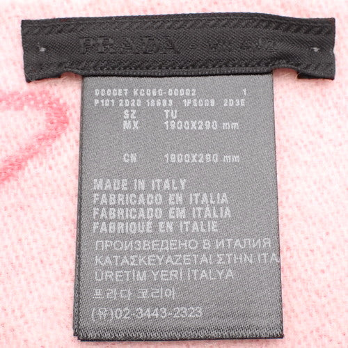 ダブルカシミア スカーフ アパレル ファッション小物 トライアングルロゴ カシミヤ 1FS009