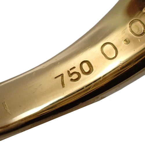 Diamond ring, 0.07 carats, yellow gold (K18YG), accessory, jewelry.