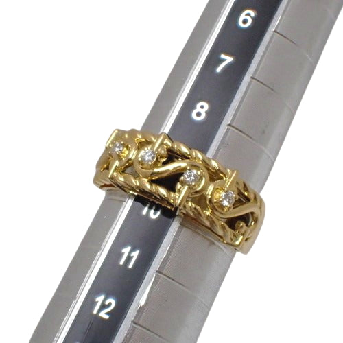 Diamond ring, 0.07 carats, yellow gold (K18YG), accessory, jewelry.