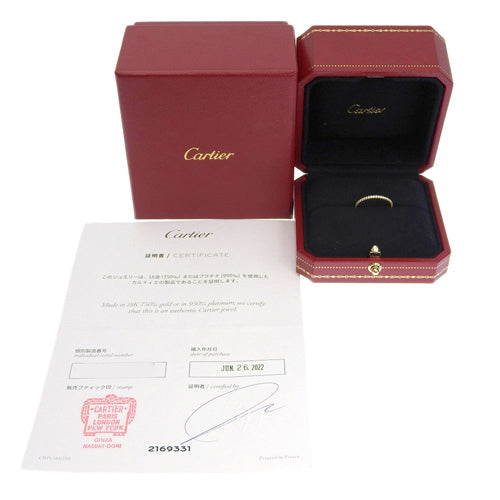 Etincelle de Cartier Wedding Ring, Diamond, Yellow Gold (K18YG), Accessory, Jewelry, Diamond.
