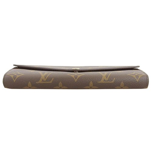 Monogram Portefeuille Sarah Bifold Long Wallet in Monogram Canvas, M60531 (current product as of April 2024)
