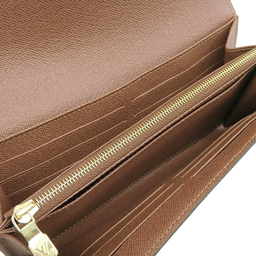 Monogram Portefeuille Sarah Bifold Long Wallet in Monogram Canvas, M60531 (current product as of April 2024)
