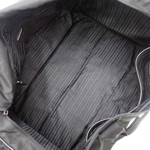 Triangle Logo Boston Bag, Nylon, Black, 2-Way Shoulder Bag, Travel Bag