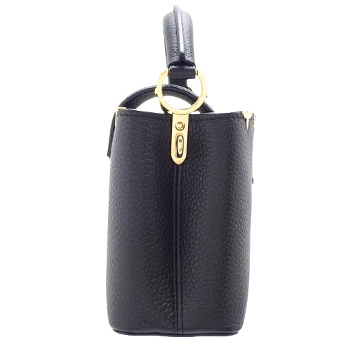Capucine Mini, Triomphe Leather, Noir, M56669 (currently in production as of March 2024), Shoulder Bag, 2-Way, Mini