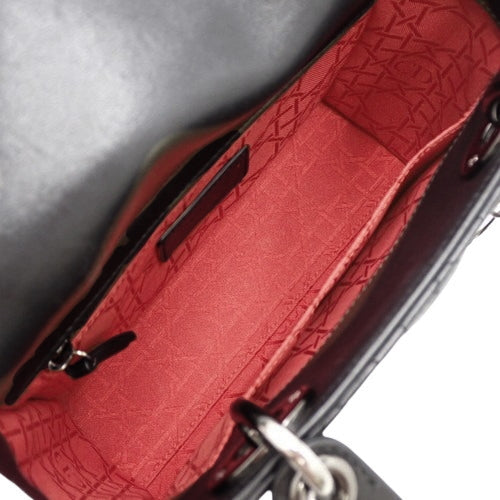 Cannage Lady Dior My ABCDior Small 2-Way Shoulder Bag in Lambskin, M0538BCAC900U