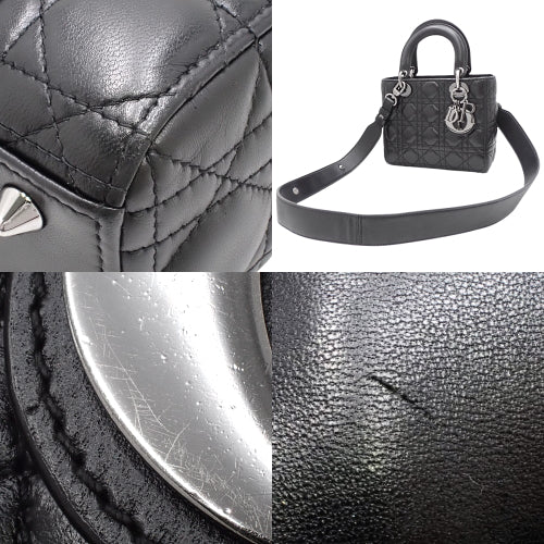 Cannage Lady Dior My ABCDior Small 2-Way Shoulder Bag in Lambskin, M0538BCAC900U