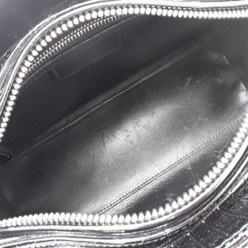 Lady Dior Micro Cannage Medium 2-Way Shoulder Bag in Patent Leather/Patent Leather