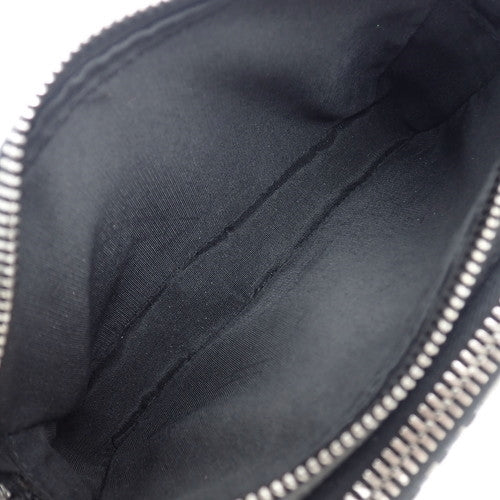 Dior Oblique Jacquard Leather Pouch, Beige, Blue, Black, 2OBBC119YSE_H05E (currently available as of April 2024), Shoulder Bag, Crossbody Bag