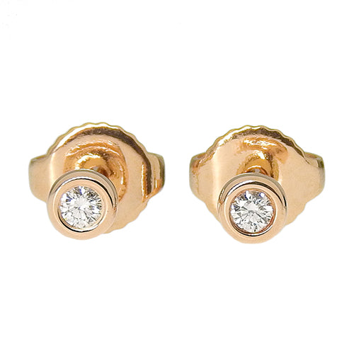 ダイヤモンド バイザヤード ピアス ダイヤモンド ピンクゴールド K18PG アクセサリー ジュエリー